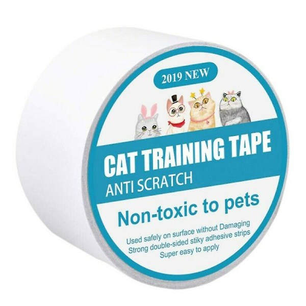 Cat Anti Scratch Tape Träningssoffa Dörrskyddsdekal 6,35cm