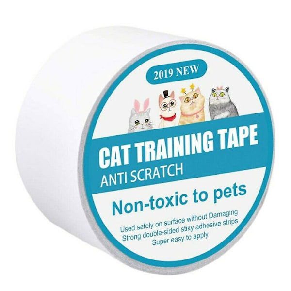 Katt Anti Scratch Tejp Träning Soffa Dörrskydd Klistermärke 6.35cm