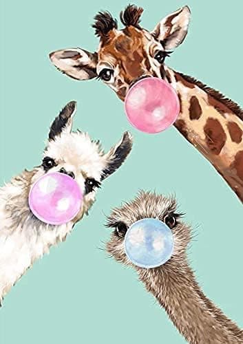 5D Diamantmålning Full Giraff, Diamantmålning Djur, Diamant
