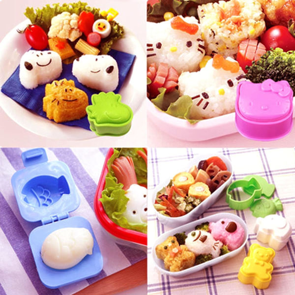 6 stk. eggformer i plast, eggformer til baking, koking av egg, sushi og ris