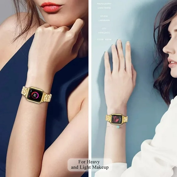 Guld Apple Band 38mm 40mm 41mm Serie 8 7 6 5 4 3 2 1 SE til kvinder