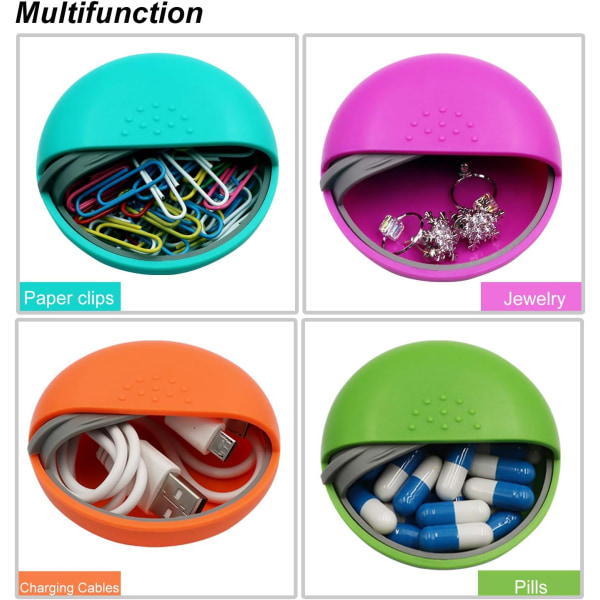 4 dekorativa pillerhållare, lämpliga för stora storlekar av små dail