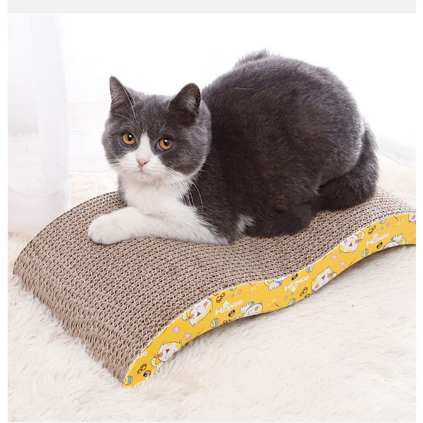 Kattklösträ i wellpapp