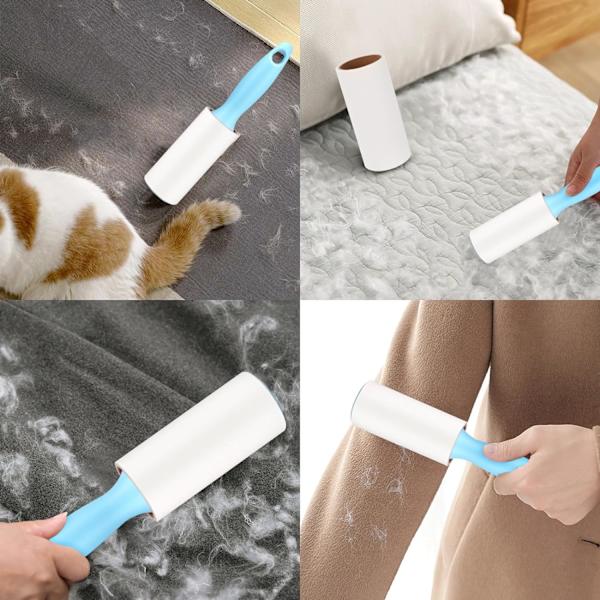 2 Dyrehårs Krøller, Kæledyr Klæbrige Hår Krøller, Fluffy Klæbrige Bru