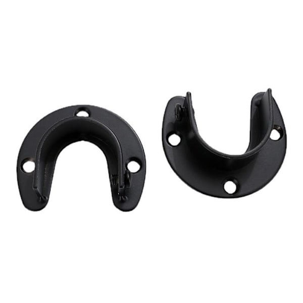 3,8 cm rustfritt stål klesskap stangbrakett, klesstangbrakett