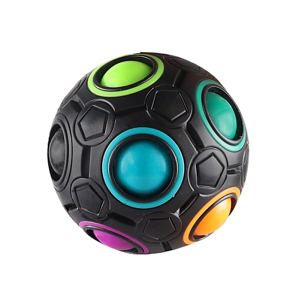 Magisk regnbue gyroskop kugle, 2 pak pop it stress bold fidget til
