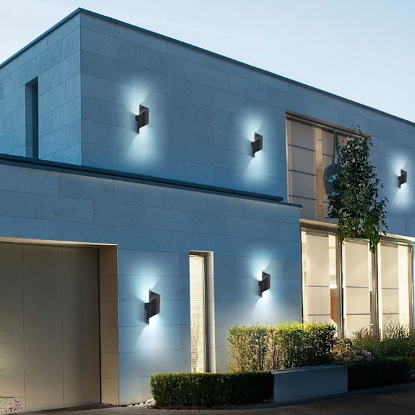 LED-seinävalaisin sisä- ja ulkokäyttöön, 10 W 6000 K kylmä valkoinen valo, yläosa