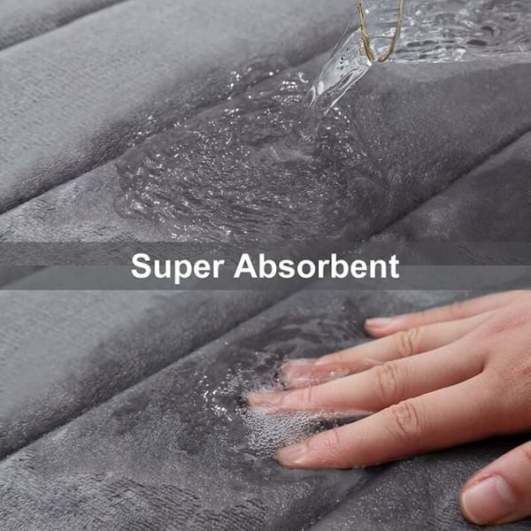 50 x 60 cm Memory Foam Badmatte Antiskli