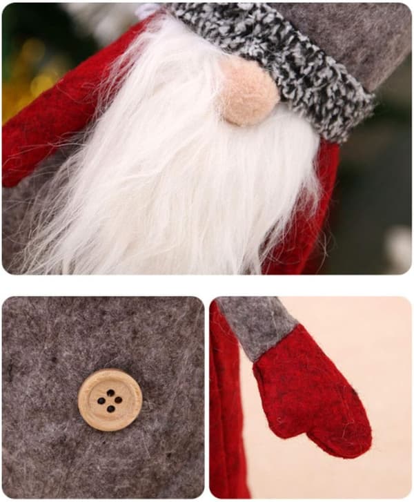 Julevinflaskedeksel, 3 stk GNOME Håndlaget Julevin B