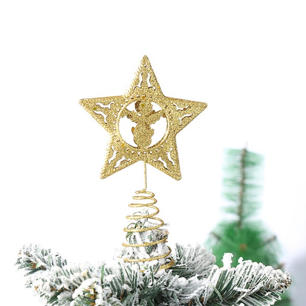 （Femkantet stjerne）Juletrestjerne, Julepynt,