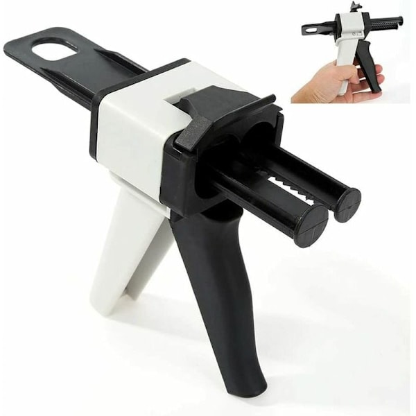 1st 50 ml epoxihartsdispenser - statiskt blandarhuvud - manuell appli