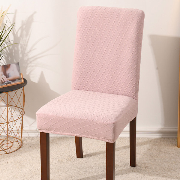 (rosa, 1 st) Stolskydd 1 st Spandex Stolskydd Jacquard Patte
