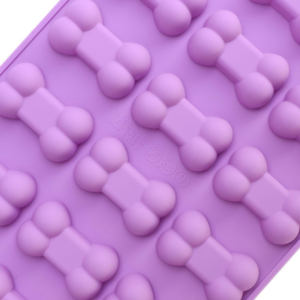 4 pakke non-stick silikoneforme til chokolade, slik, gelé, is