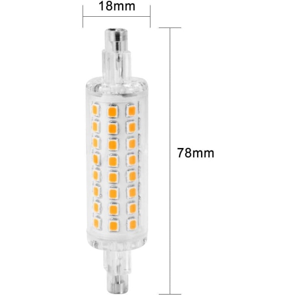 78MM 2835 SMD R7S Base J78 LED Corn Light Bulb, 10W Halogen Repla