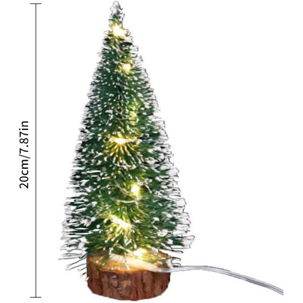 20cm varmt lys julehus dukker tilbehør, mini Ch
