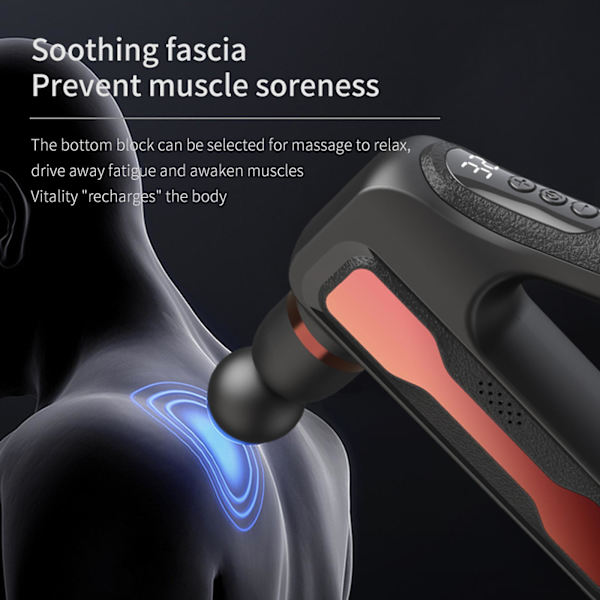 Fascia-pistooli Fitness-laitteet Lihasmassageri Sähköinen hieroja Fa