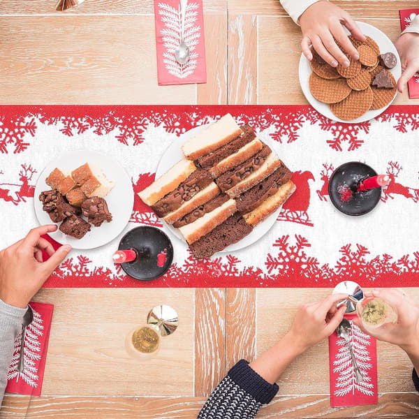 Julebordløper Flagg Elg Julebordløper Lang Non-S
