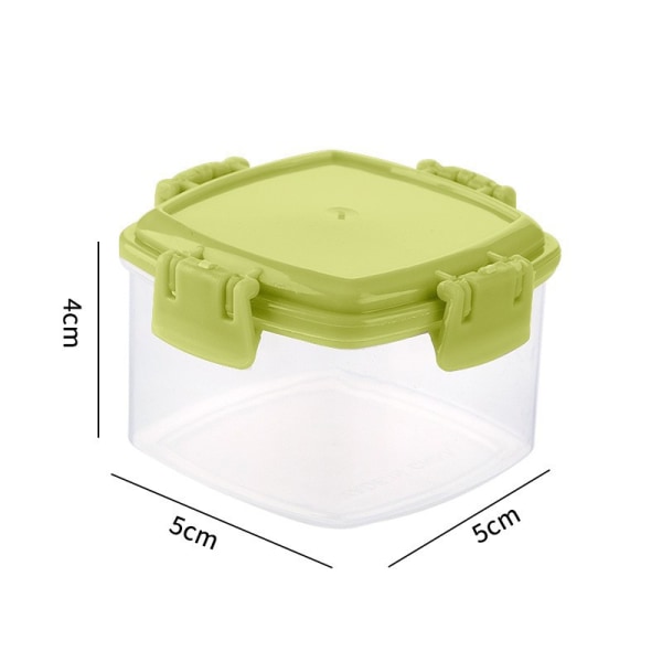 3-pack, grön kryddbox, hushåll transparent såsflaska