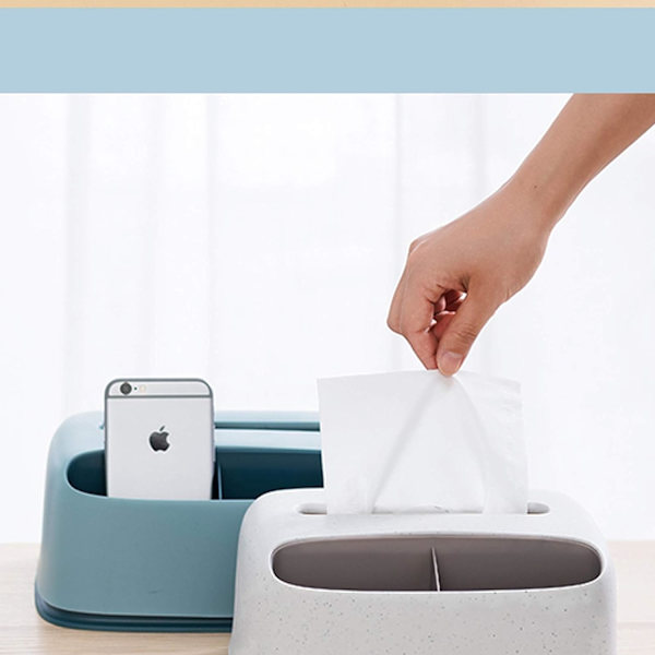 Rektangulär servettdispenser Servettdispenserlåda med plast Pl