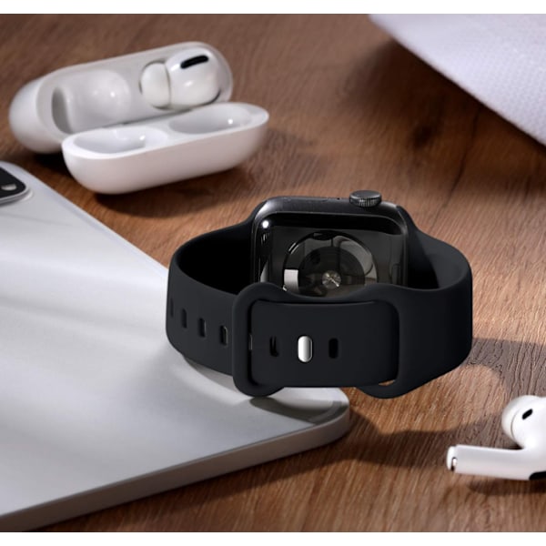 Kompatibel med Apple Watch76 rem, iwatch8 spænde silikone rem