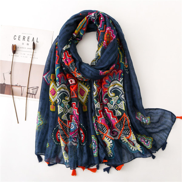 Bohemian Women Shawls Long Huge Scarf Elegant Light Weight Scarve