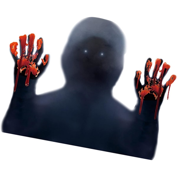 （1）2 stk Halloween-veggklistremerker - Horror-klistremerke for vegg - H