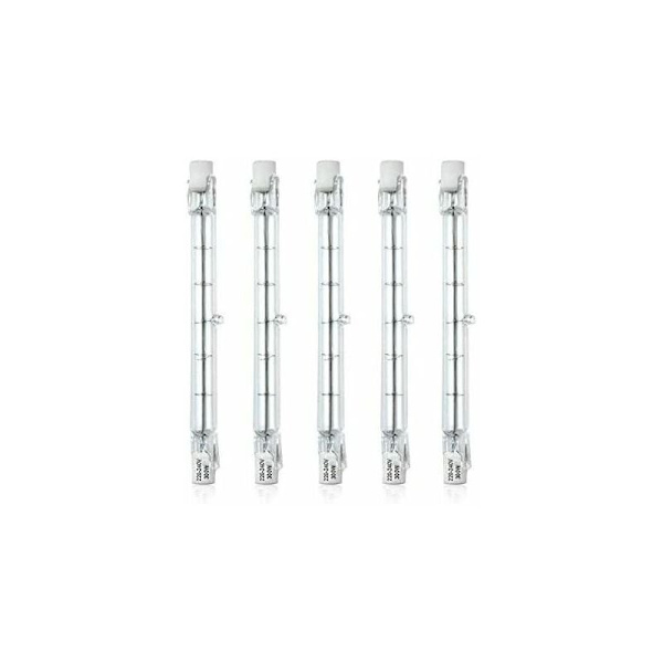 5 dimbara R7S 118mm 300W halogenpenna AC220-240V 5900lm J118