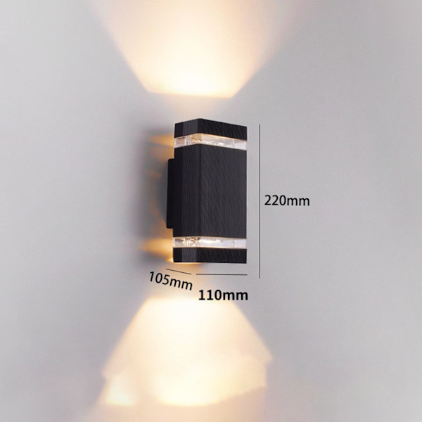 LED-seinävalaisin, ulkoseinävalaisin IP65 vedenpitävä ulkovalaisin