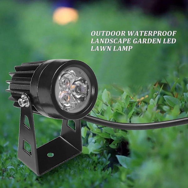 1 pakke havebelysning projektør udendørs lys 3w 220v Ip65 led spot