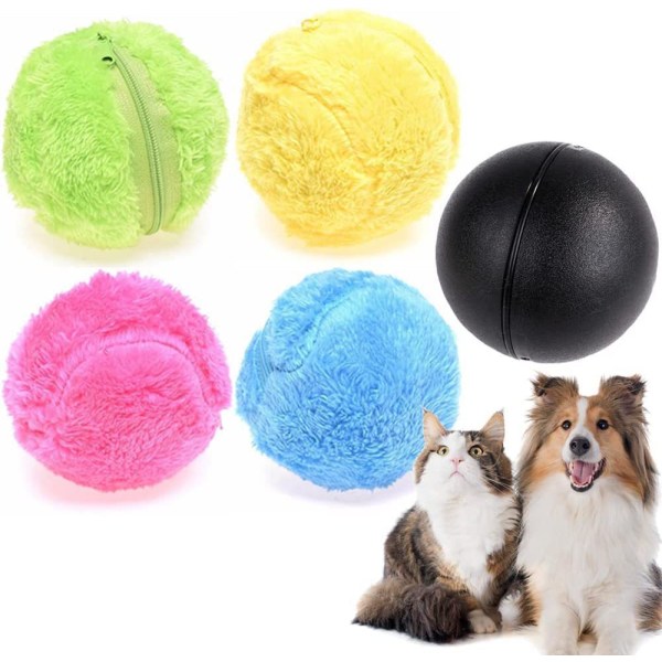 Magic Roller Ball-aktiveret automatisk bold Elektrisk hunde-kattelegetøj B