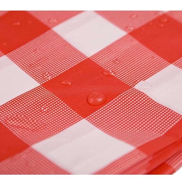 Firkantet ternet dug af polyester, pletbestandig, vandtæt
