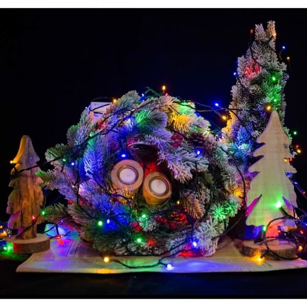 Solcelled Batteridrevne LED-Lyslenker Juledekorasjon