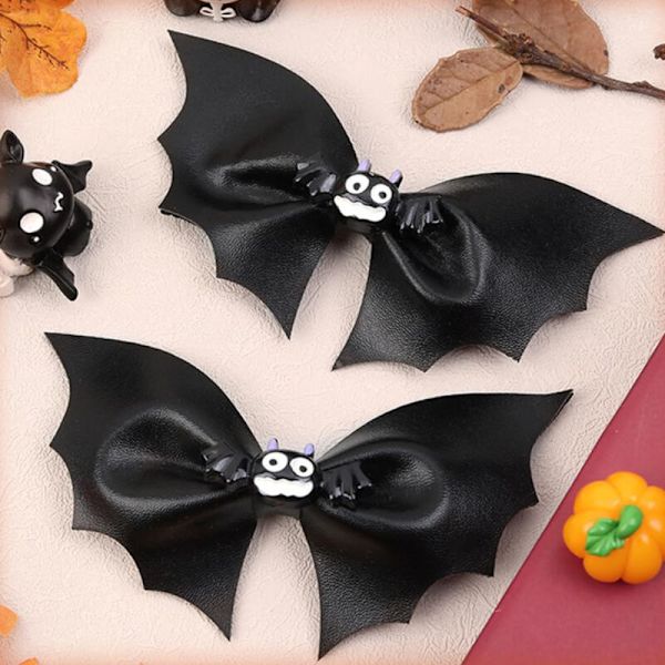 Halloween flagermus hårspænder klip gotisk cortex hårtilbehør 2stk fo