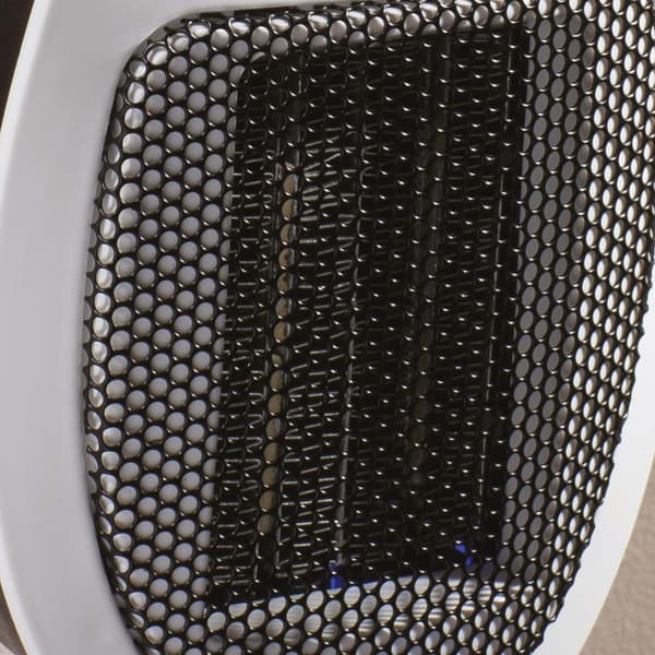 Vit 500W Plug In Kraftfull Mini Värmare med LED-display och Dig