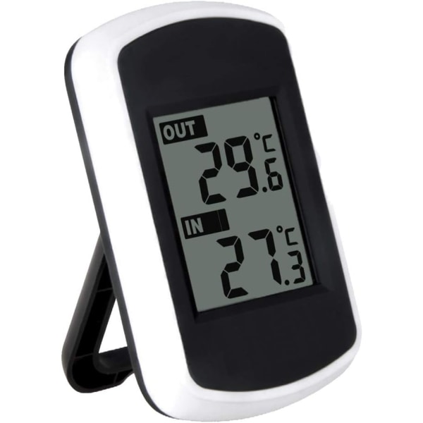 LCD Digital Trådlös Inomhus Utomhus Termometer Temperatur Mätare