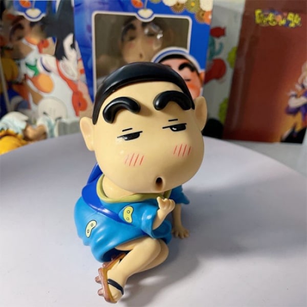 1:a Shin-Chan tecknad animefigur blå