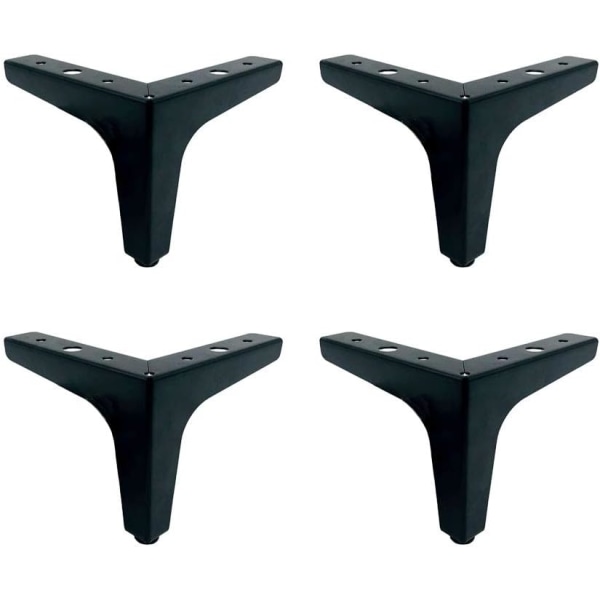 Möbelben 13cm Sofaben 4-pack Möbelben Metall Tria