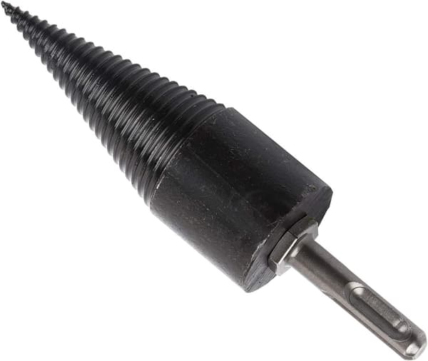 Logg Splitter Drill Bit Trevedfyring Stål Treved Splitter Drill Bits
