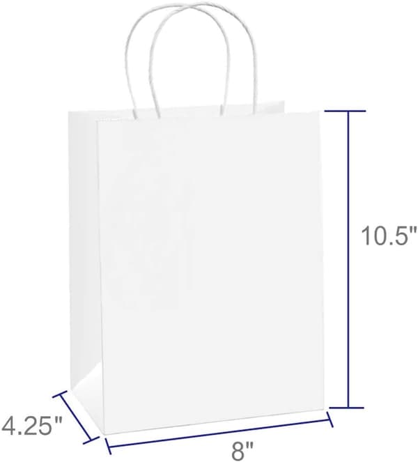 5 st presentpåsar i papper 21*11*27 cm Presentpåsar, Presentpåsar, Shopping