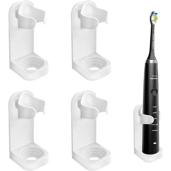 6 delar elektrisk tandborsthållare, Väggmonterad eltandbr