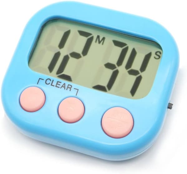 6-pakke digital timer for lærer, små timere for barn, magnetisk B