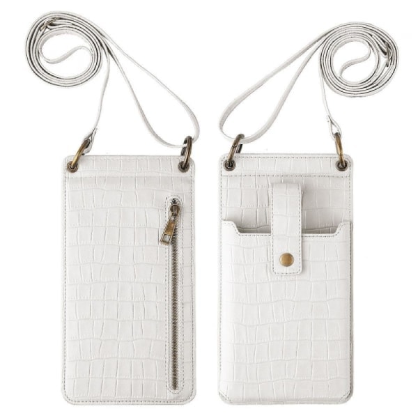 Kvinder Krokodille Mønster Telefon Tegnebog Kortholder Tegnebog Crossbody