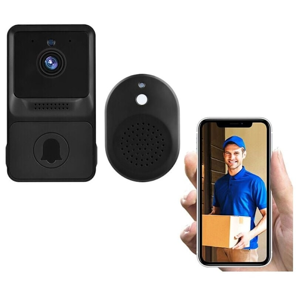 Trådlös videodörrklocka med 1080P hög upplösning Smart Visual S