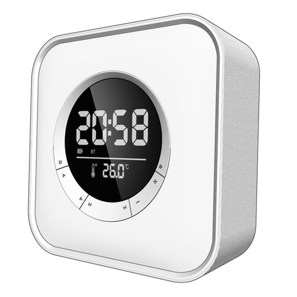 Teenage Alarm Clock, Bluetooth Speaker Night Light LED Light med
