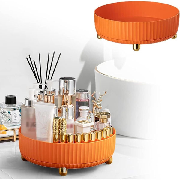 1PC ORANGE Rotierende Gewürzregal, Küchen Schrank Drehteller, Rot