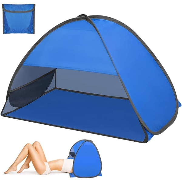 Strandtält (70*50*45cm), pop up-strandtält för 1-2 personer, portabelt