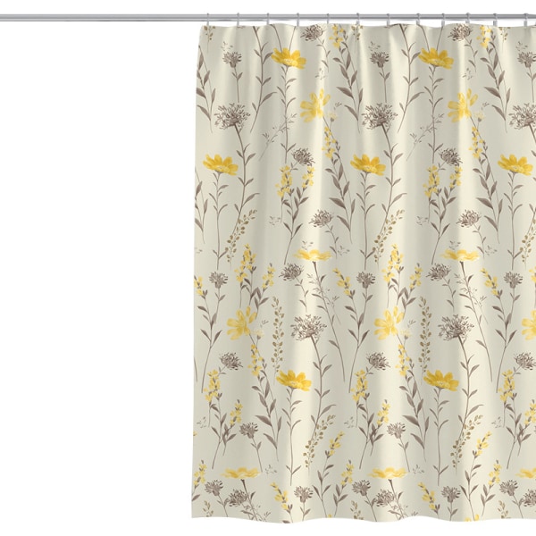 Bruseforhæng 100 x 200cm Planter Blomster Tykt Polyesterstof