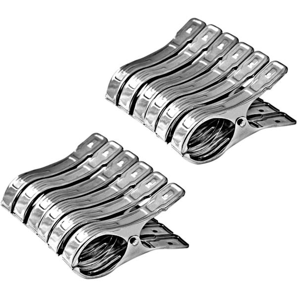 Plastikkludeclips, Frakkeklemme, Holdbar Håndklædeklemme til Strandhåndklæde/