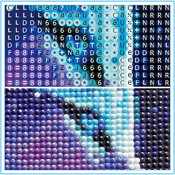 5D Diamantmålning, Diamantmålning Varg Moln, Full Diamant Embr
