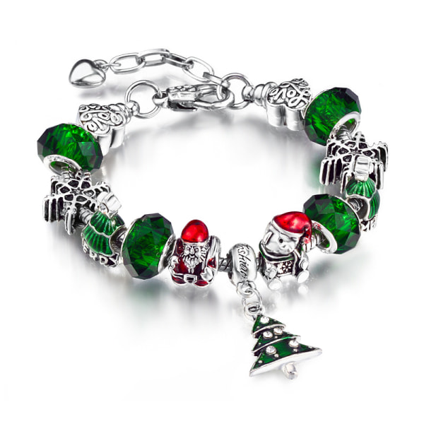 European and American popular silver plated alloy Christmas brace